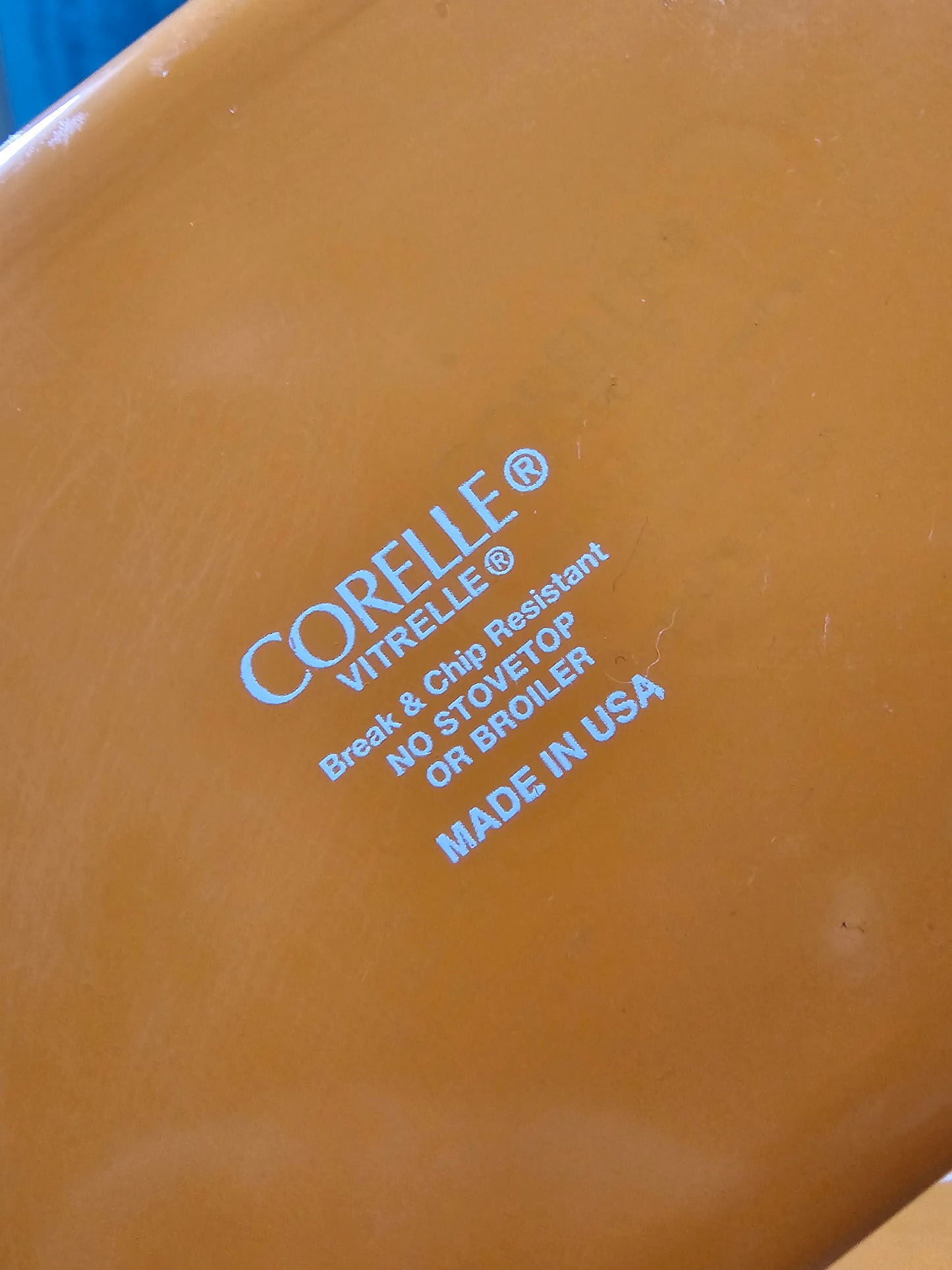 Orange Corelle Baking Dish Set
