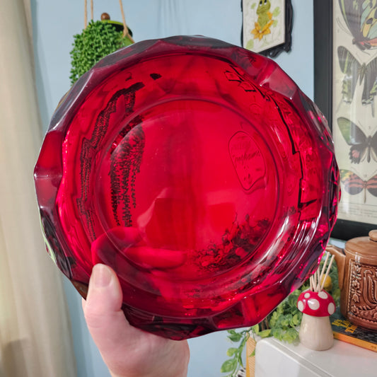 Ruby Viking Ashtray