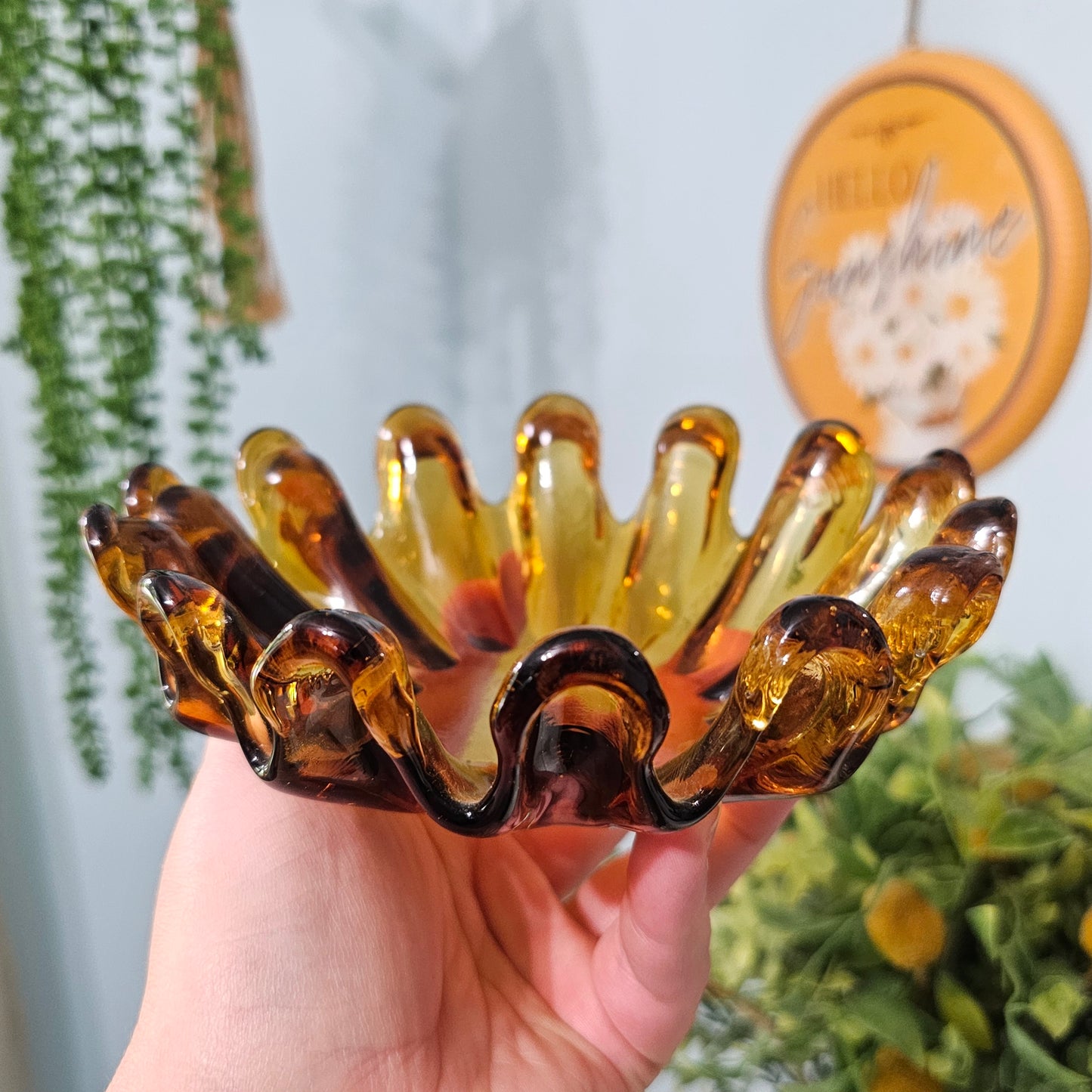 Amber Finger Bowl