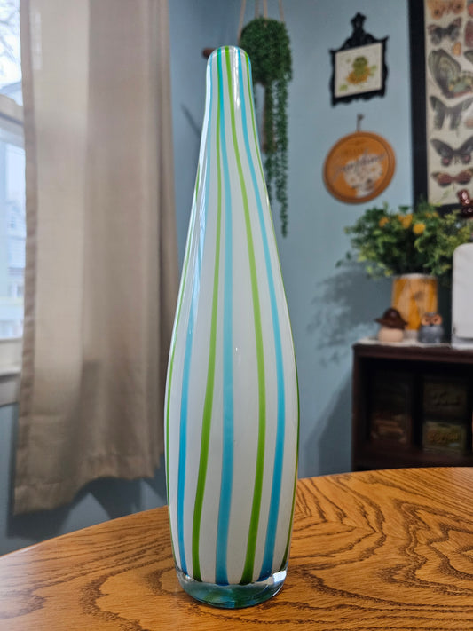 Striped Curved Vase