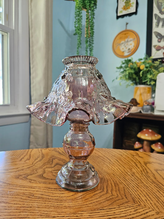 Cabbage Rose Fairy Lamp