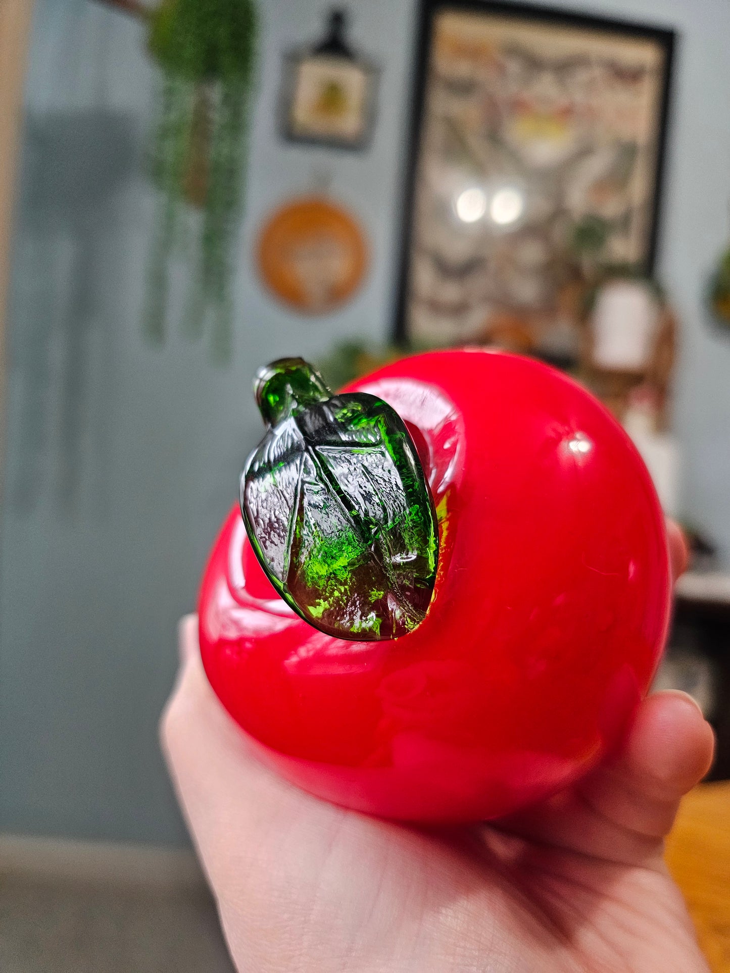 Red Glass Apple