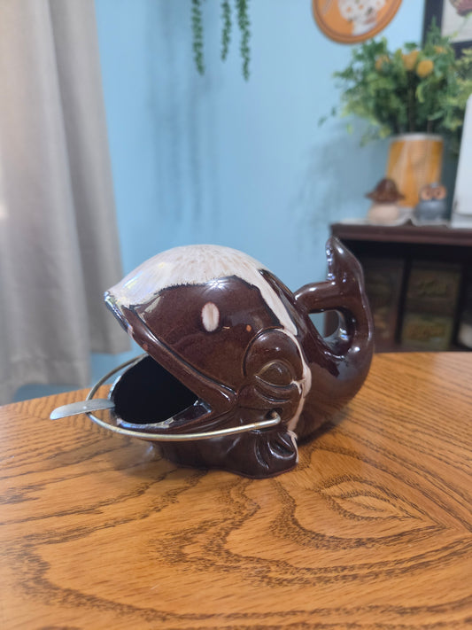 Drip Glaze Whale Ashtray