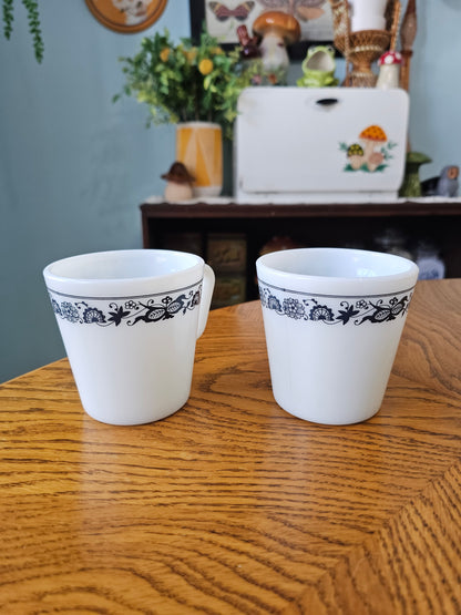 Pair of Old Town Blue Mugs