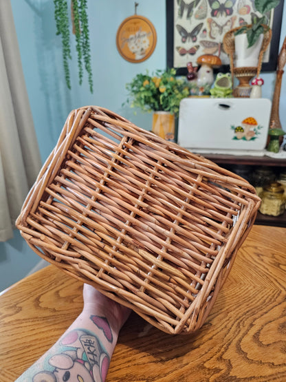 Rattan & Wicker Rectangle Basket