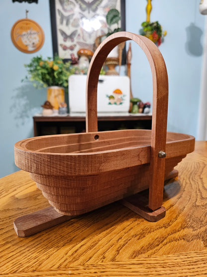 Collapsible Wood Basket