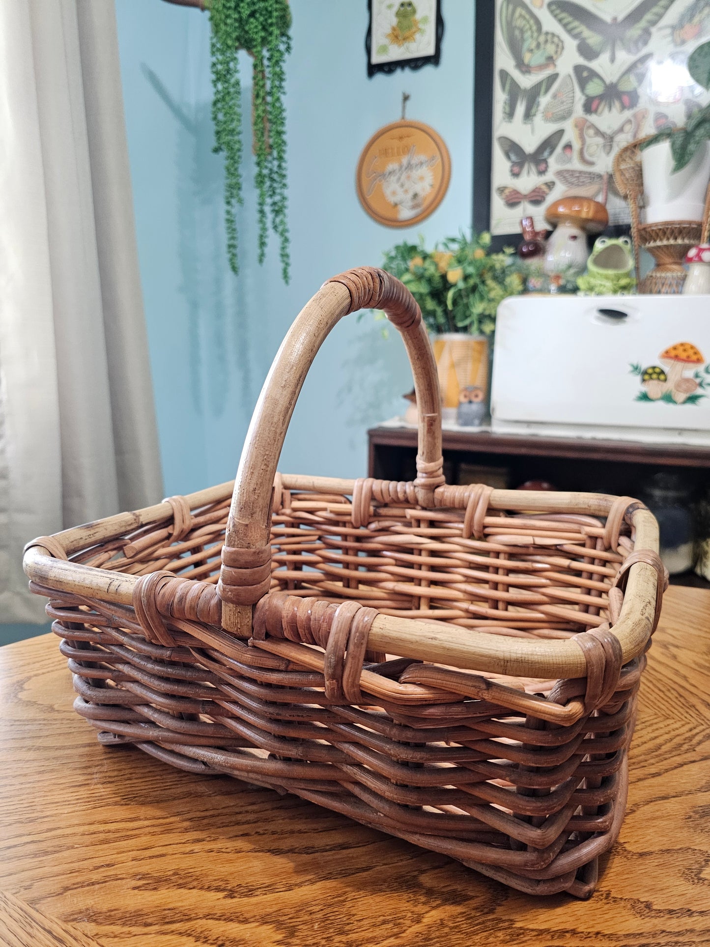 Rattan & Wicker Rectangle Basket