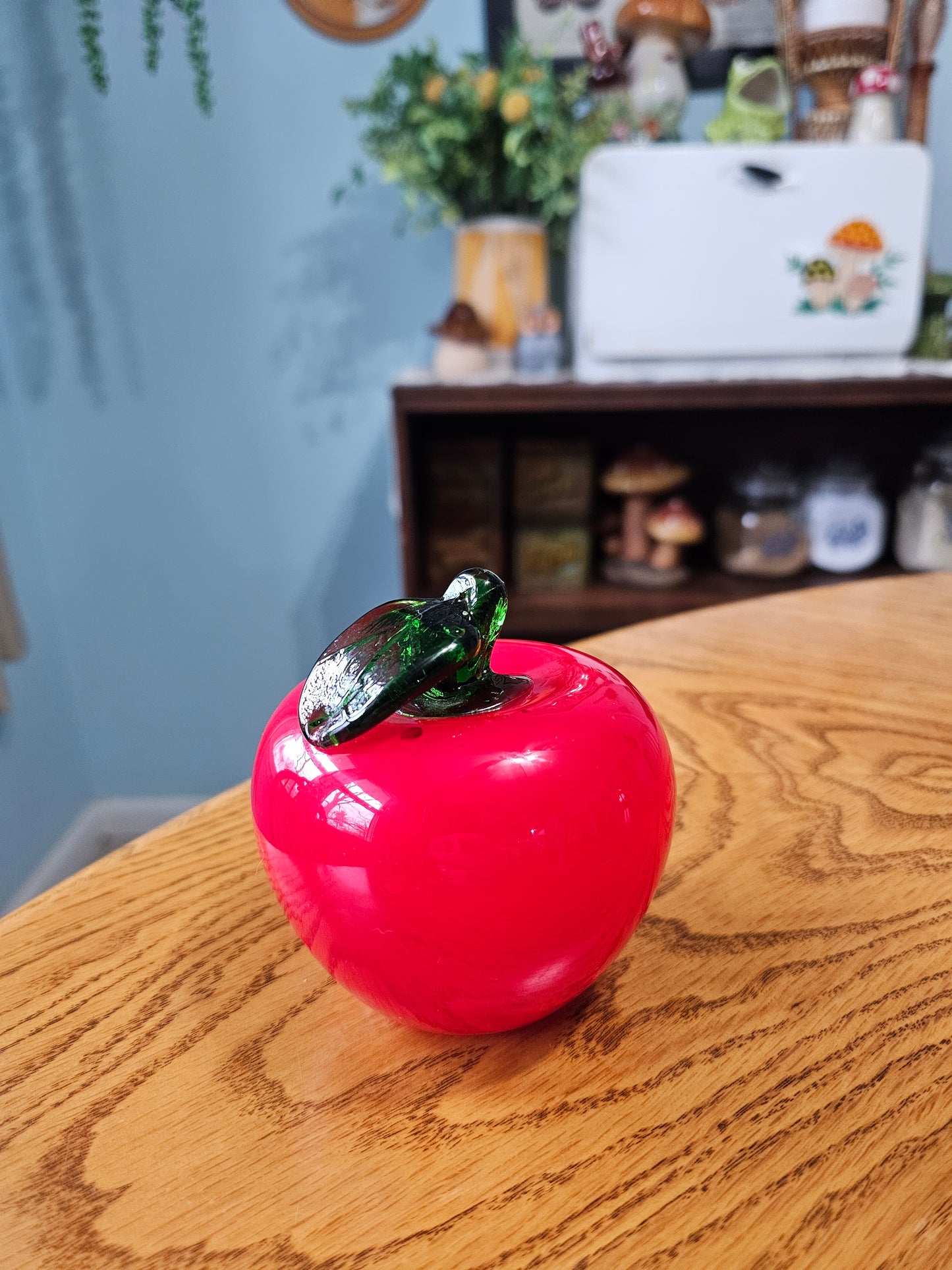 Red Glass Apple
