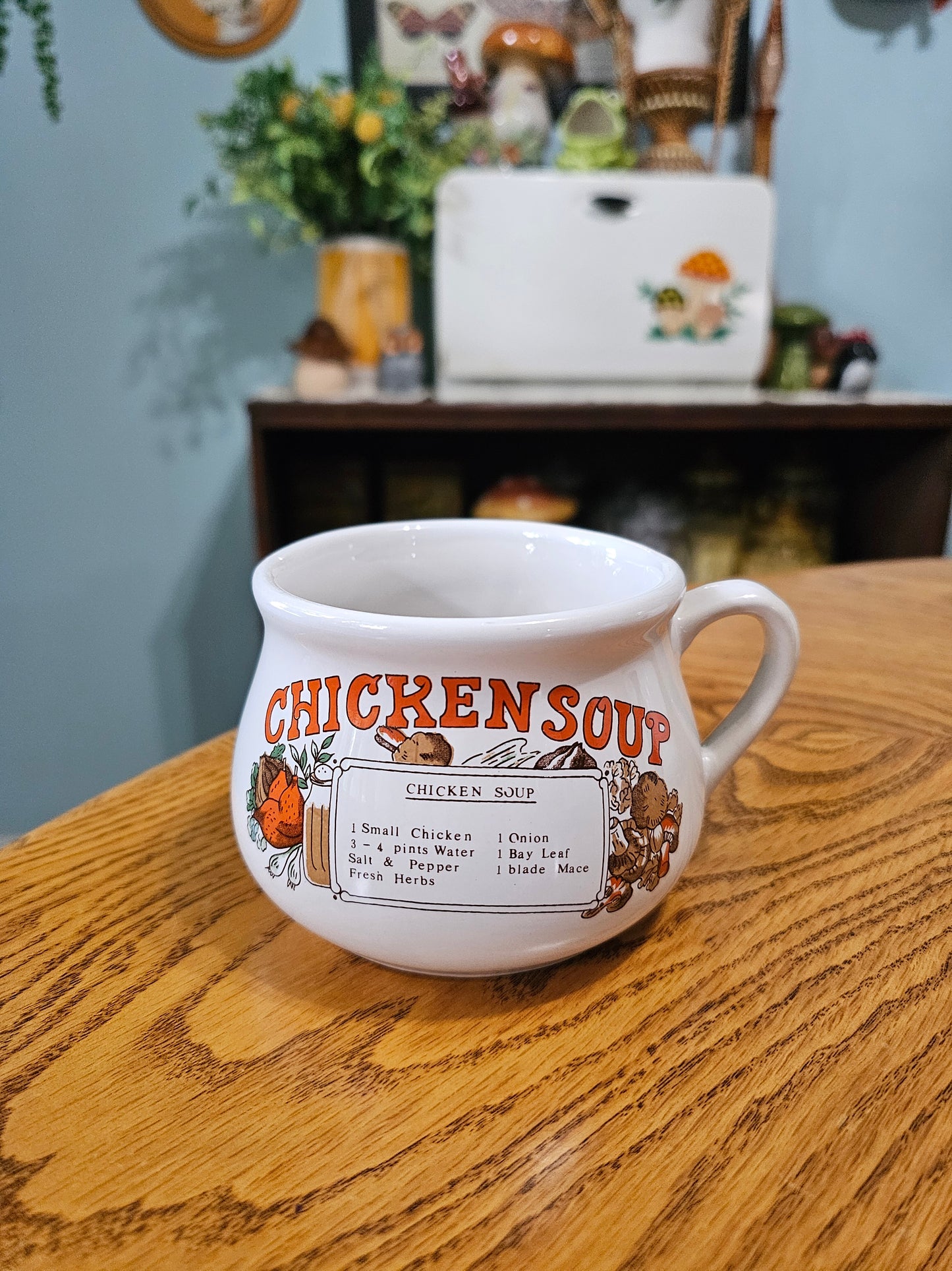 Chicken, Tomato & Onion Soup Mugs