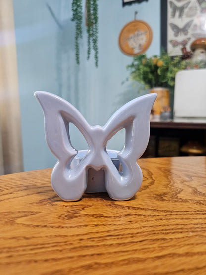 Baby Blue Butterfly Votive Holder