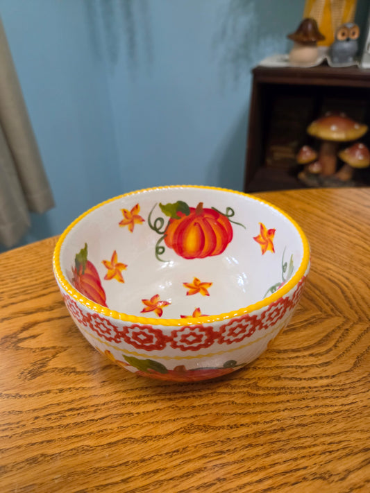 Set of 4 Pumpkin Patch Bowls