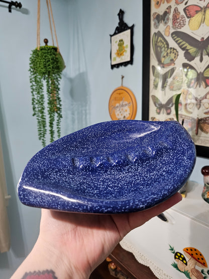 Cosmic Cobalt Speckled Ashtray