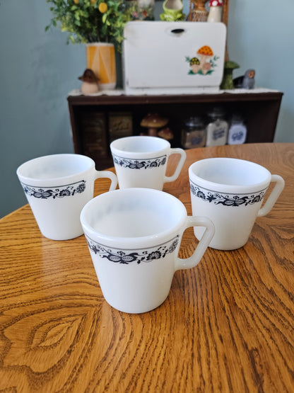 Set of Old Town Blue Mugs