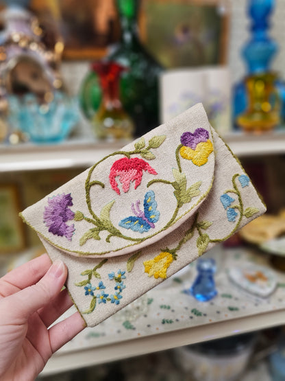 Floral Flutter Clutch