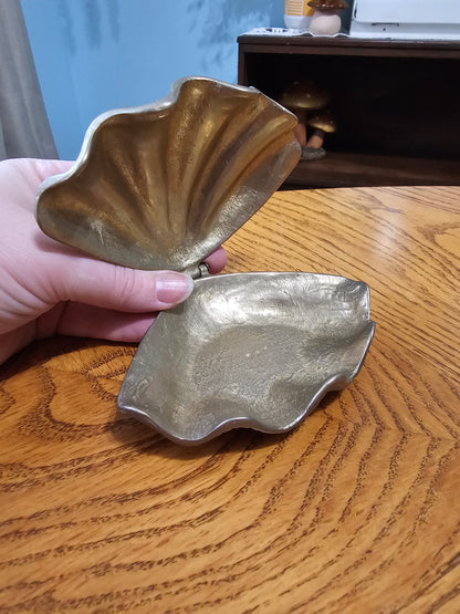 Brass Clamshell Box