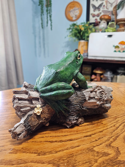 Frog on a Log Figure