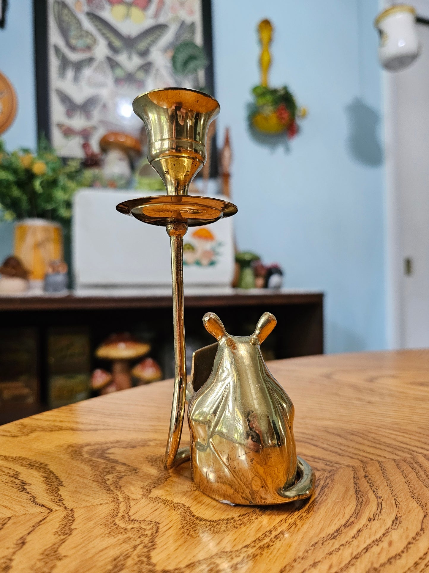 Reading Mouse Candlestick Holder