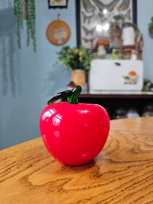 Red Glass Apple
