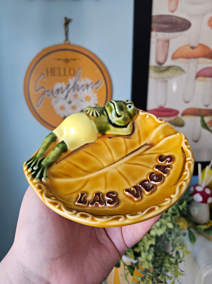 Las Vegas Frog Ashtray