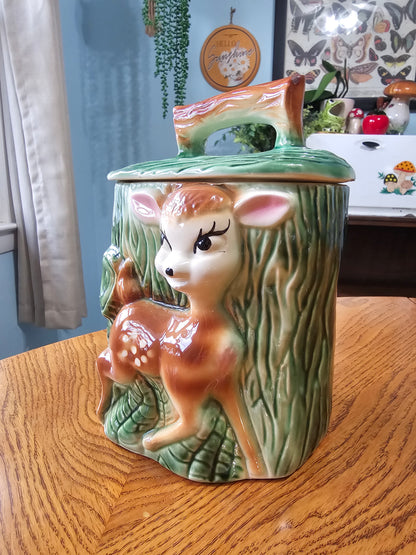 Fawn Cookie Jar