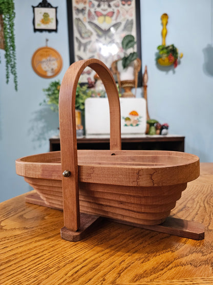 Collapsible Wood Basket