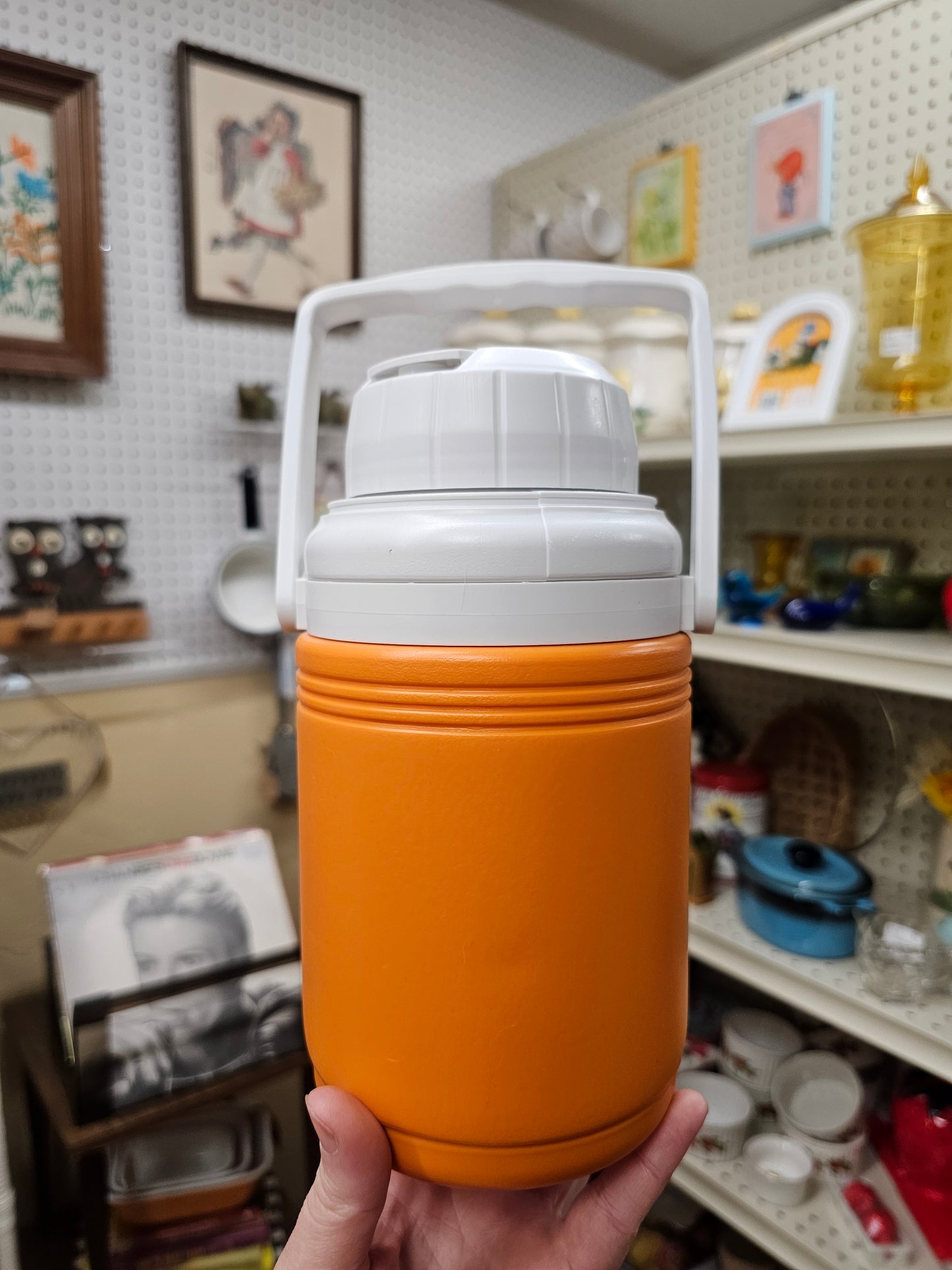 Orange Water Jug