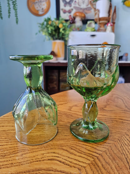 Green Cabaret Glasses