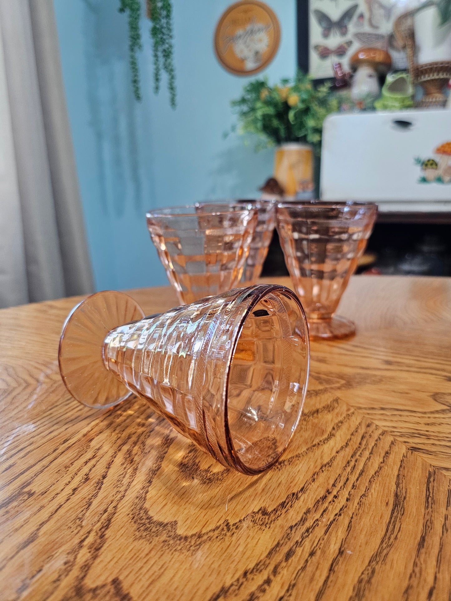 Pink Optic Block Cups