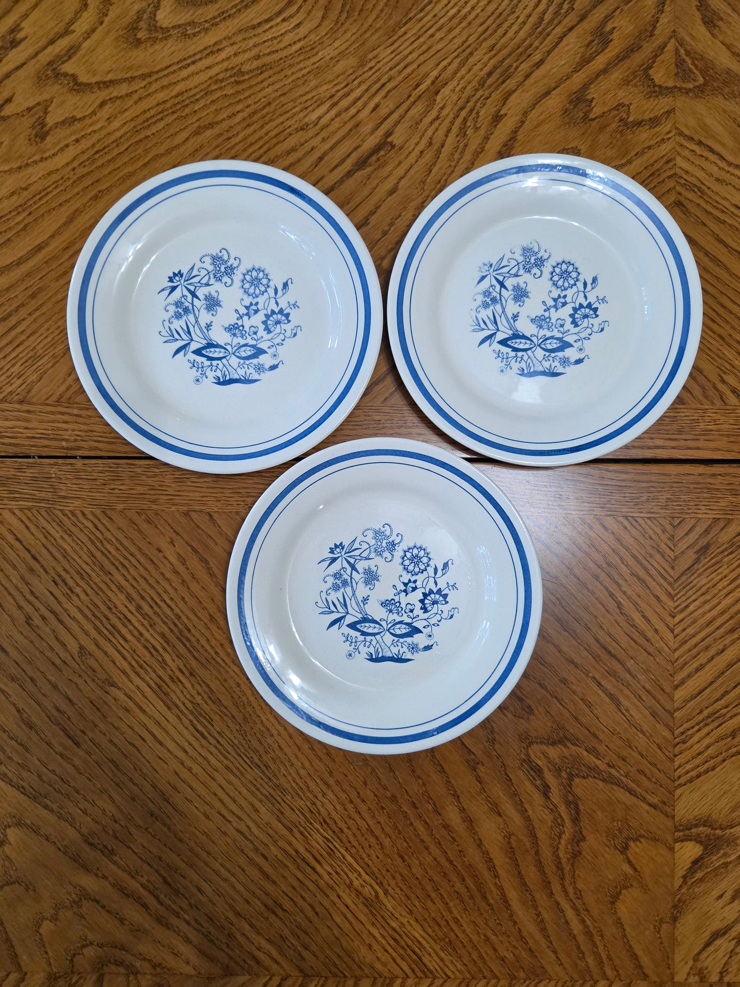 Oxford Country Blue Lunch Plates