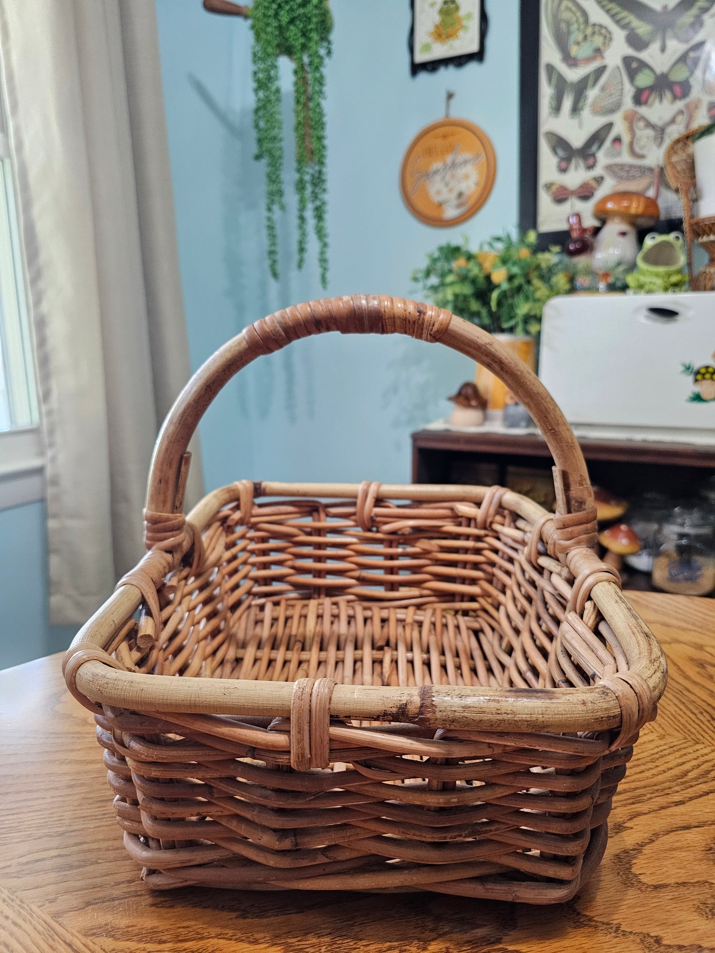 Rattan & Wicker Rectangle Basket
