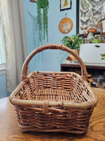 Rattan & Wicker Rectangle Basket