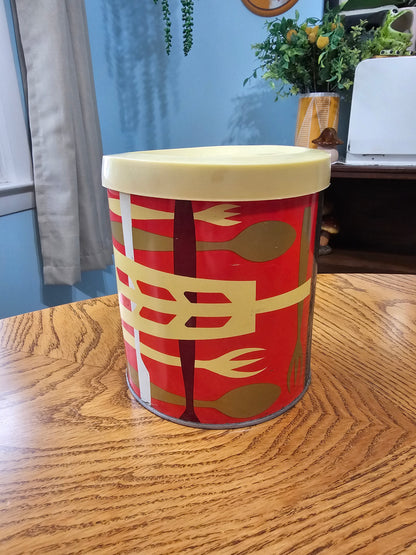Utensil Tin Canister