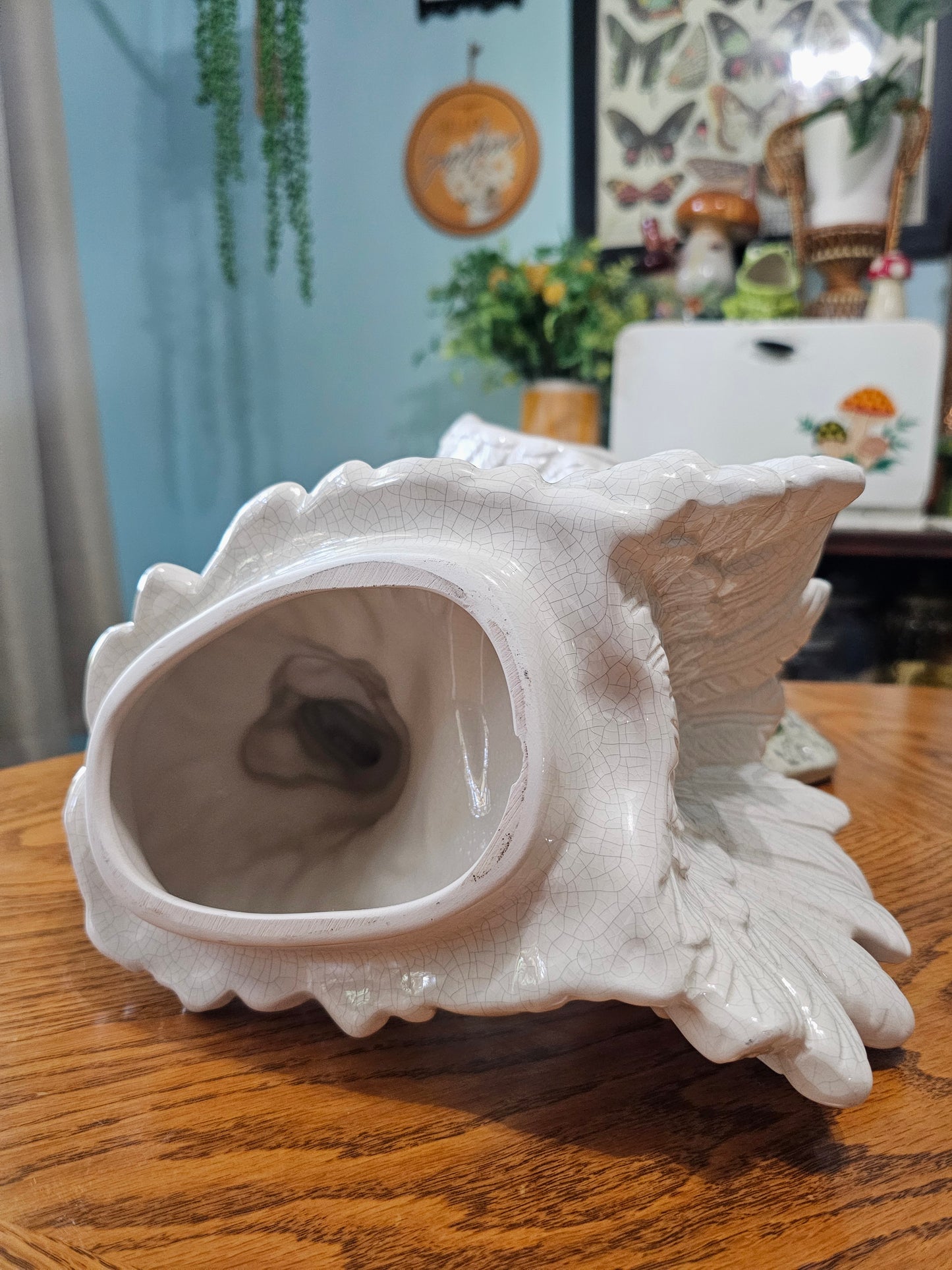 White Rooster Cookie Jar