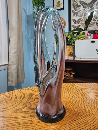 Marble Basket Vase