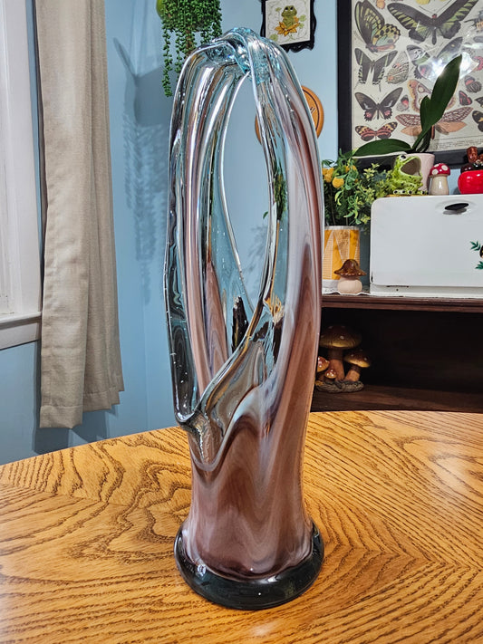 Marble Basket Vase