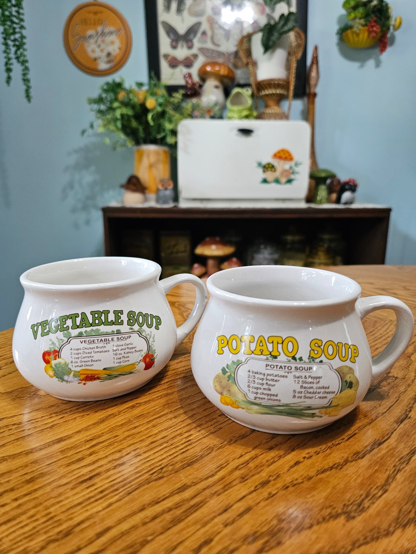Vegetable & Potato Soup Recipe Mugs *FLAWED*