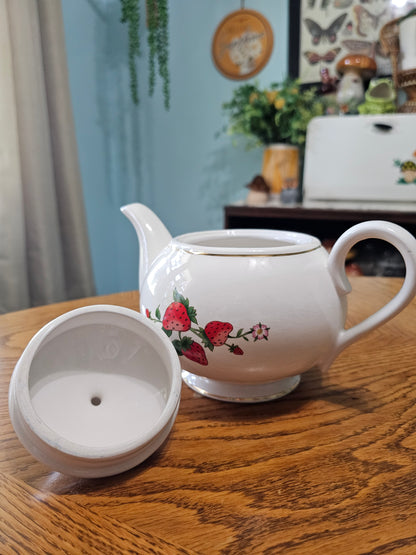 Strawberry Time Teapot