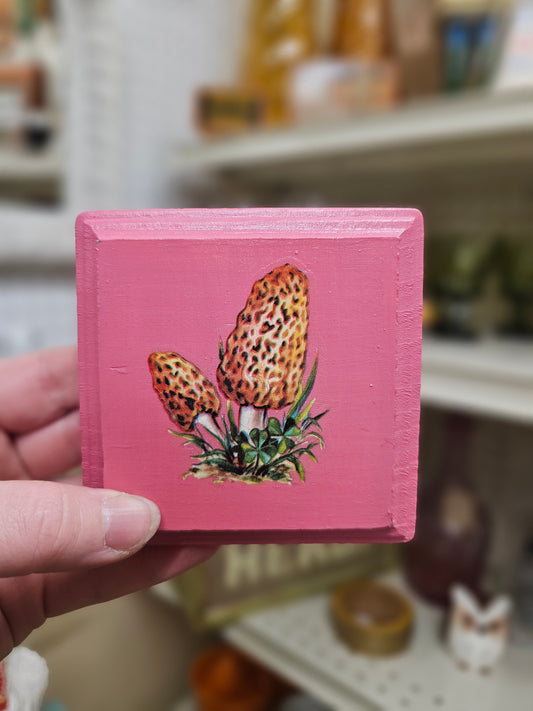 Mauve Morel Wood Plaque