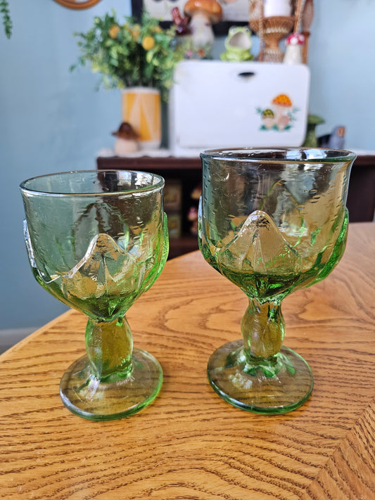 Green Cabaret Glasses