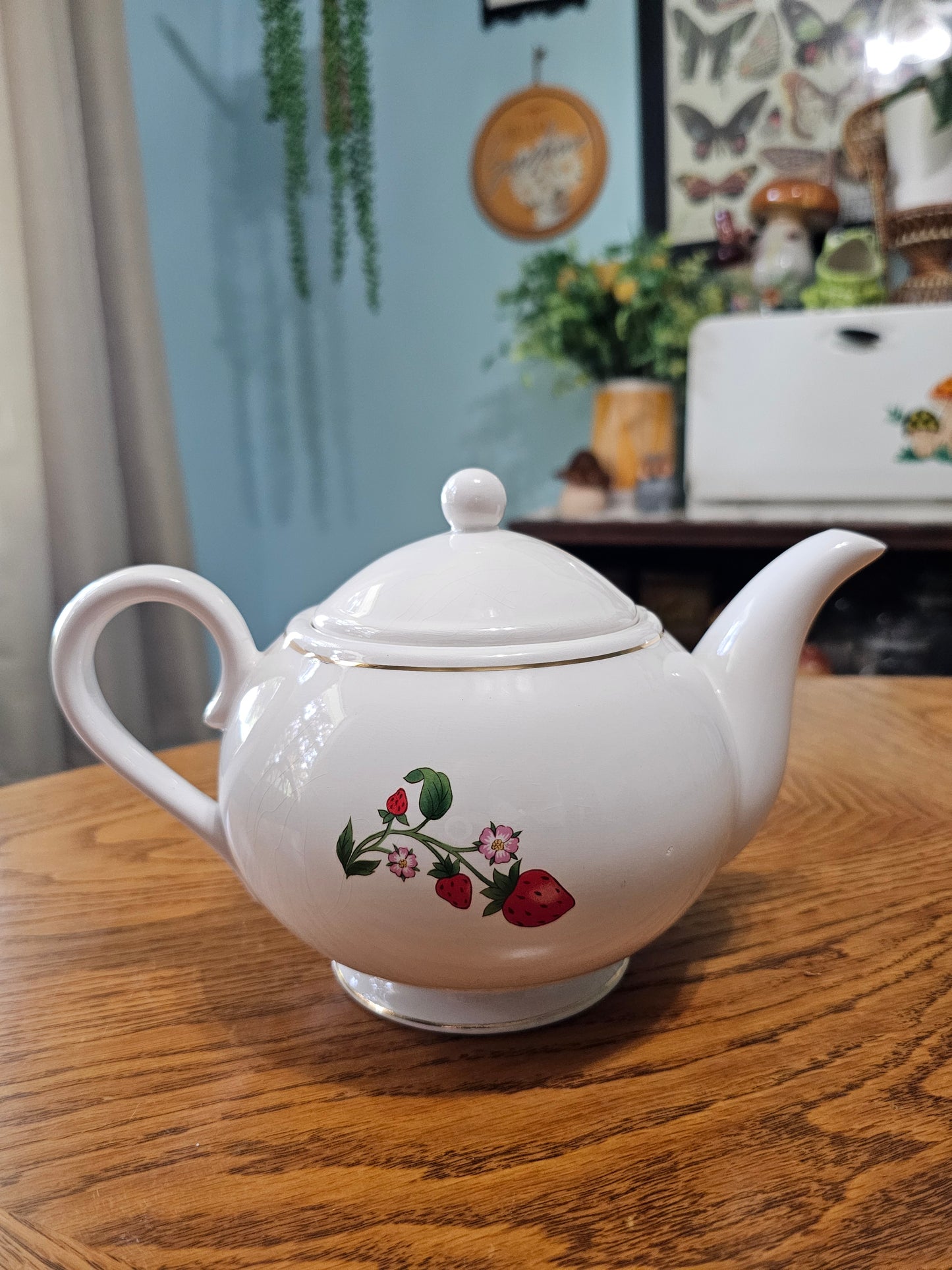 Strawberry Time Teapot