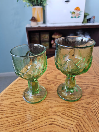 Green Cabaret Glasses