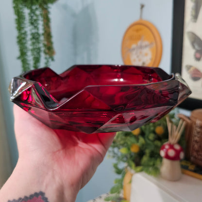 Ruby Viking Ashtray