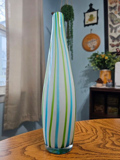 Striped Curved Vase