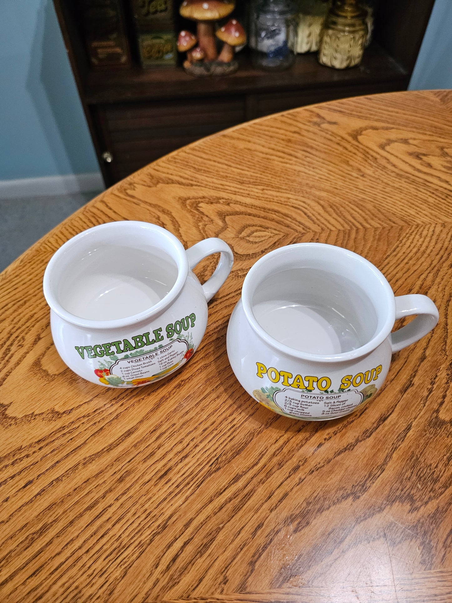 Vegetable & Potato Soup Recipe Mugs *FLAWED*
