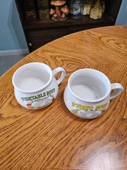 Vegetable & Potato Soup Recipe Mugs *FLAWED*