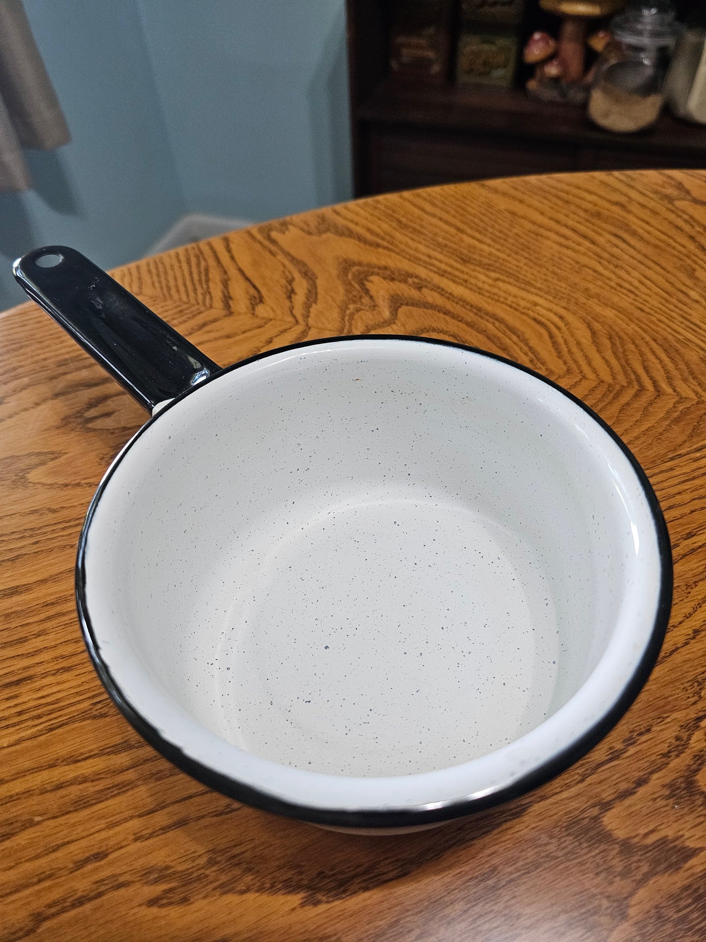 White Enamel Saucepan