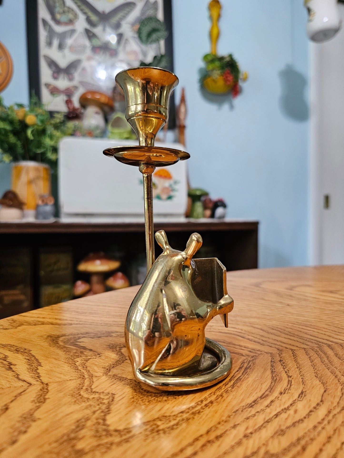Reading Mouse Candlestick Holder