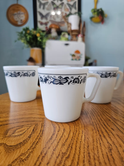 Set of Old Town Blue Mugs