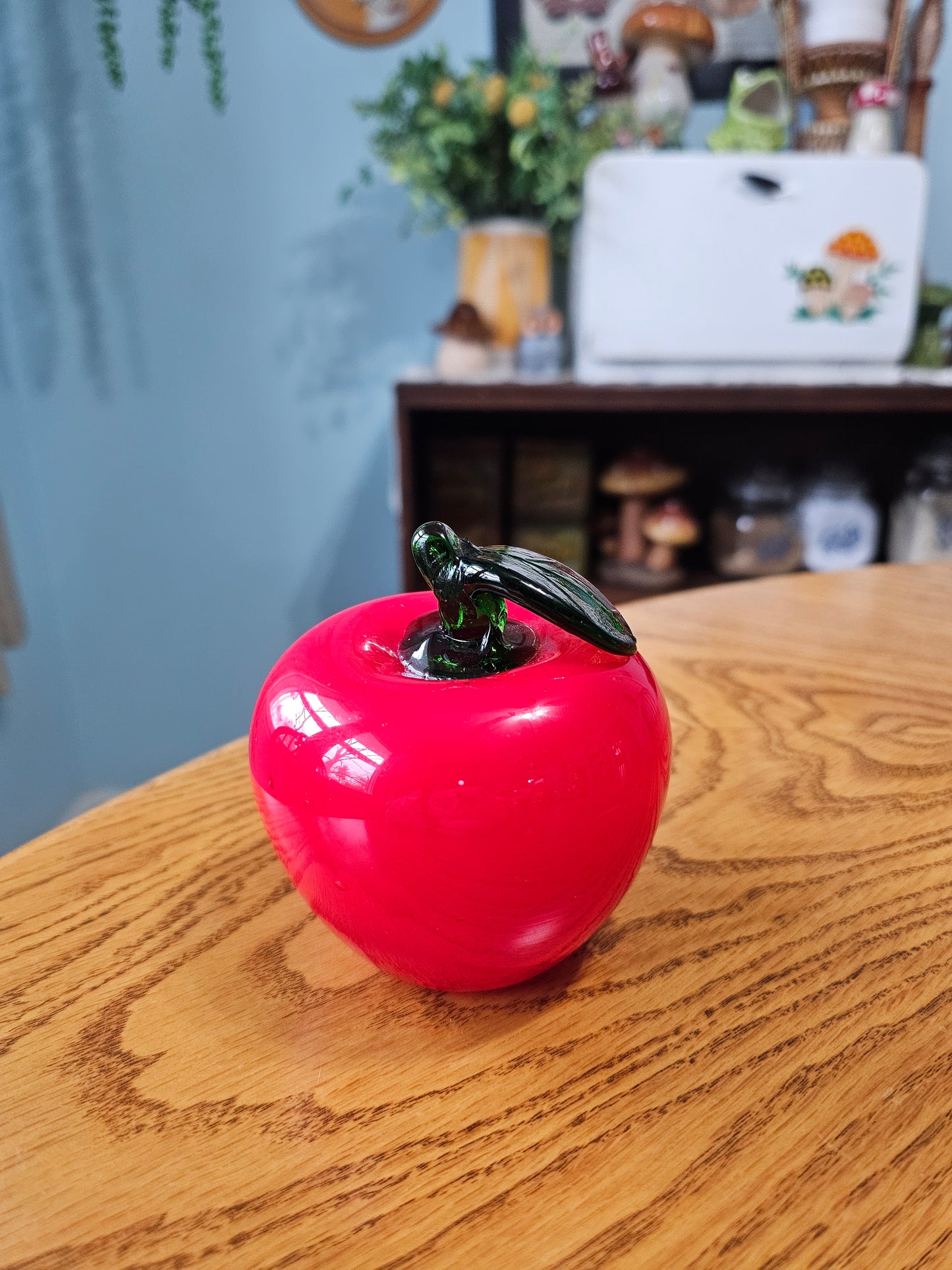 Red Glass Apple