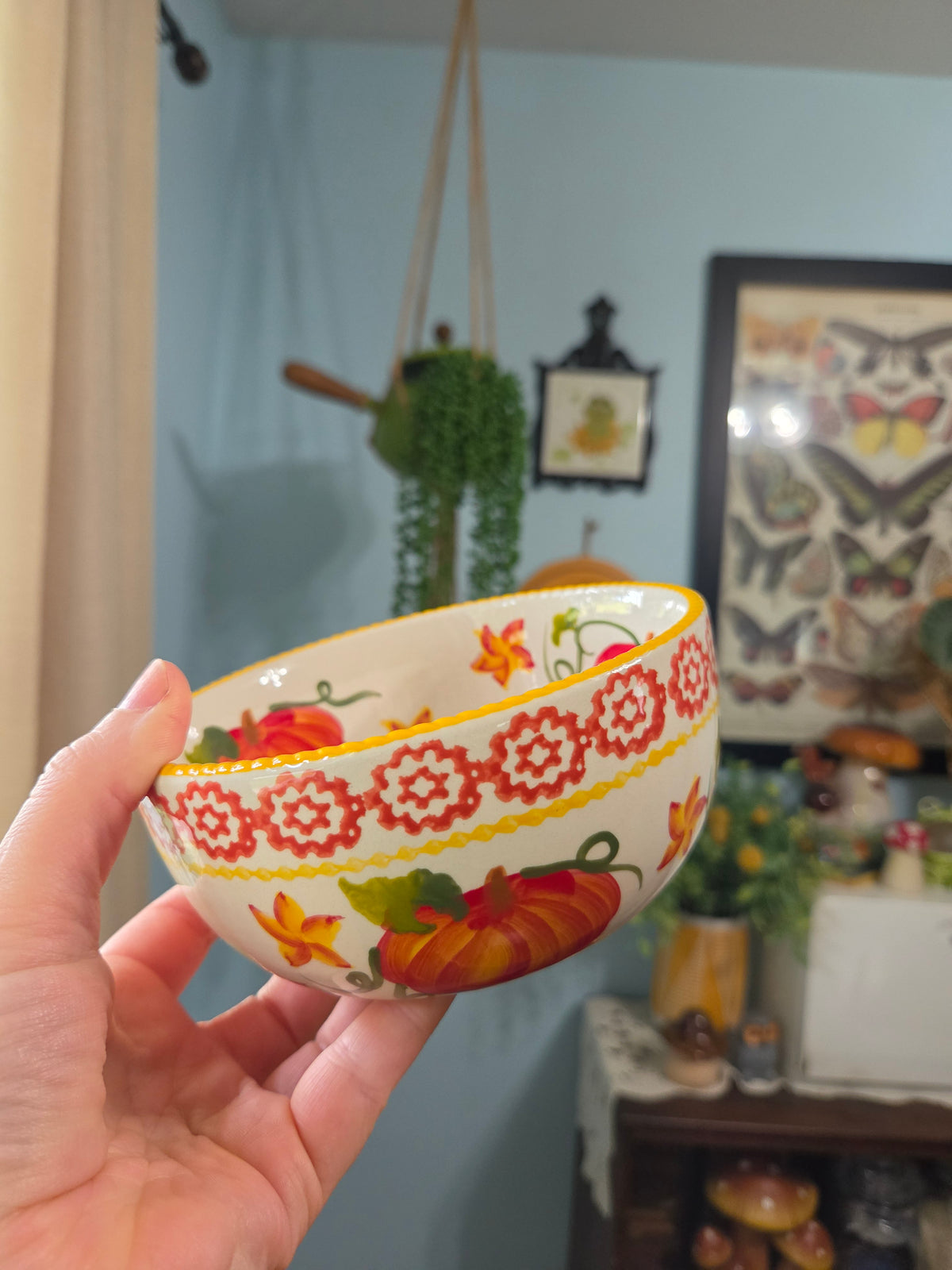 Set of 4 Pumpkin Patch Bowls